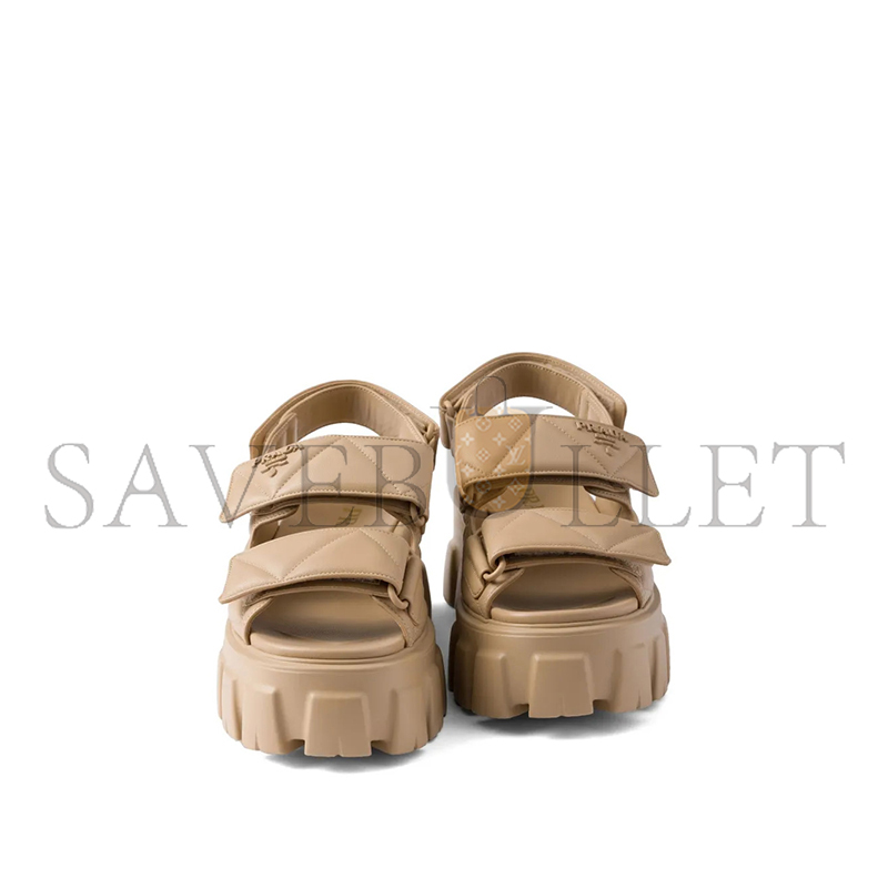 Pra*a monolith leather sandals
